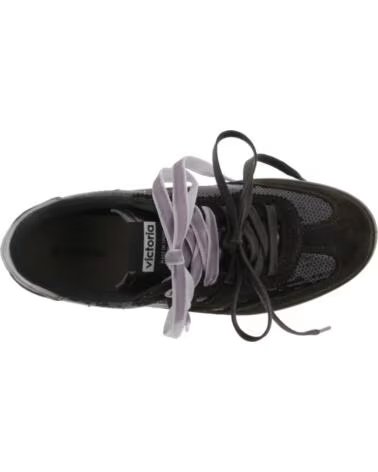 VICTORIA Zapatillas Berlin Lentejuelas y Serraje 1126246 NEGRO