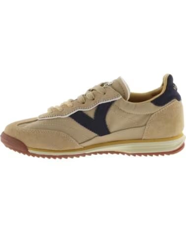 VICTORIA SNEAKER SATURNO CAMOSCIO E NYLON 1158113 BEIGE