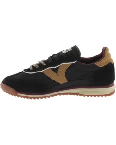 VICTORIA Zapatillas Saturno Serraje y Nylon 1158113 NEGRO