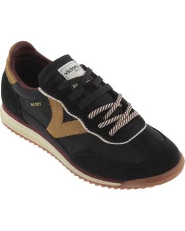 VICTORIA Zapatillas Saturno Serraje y Nylon 1158113 NEGRO