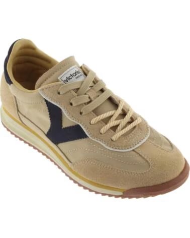 VICTORIA SNEAKER SATURNO CAMOSCIO E NYLON 1158113 BEIGE