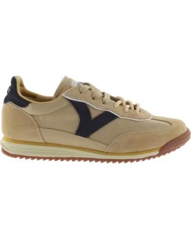 VICTORIA SNEAKER SATURNO CAMOSCIO E NYLON 1158113 BEIGE