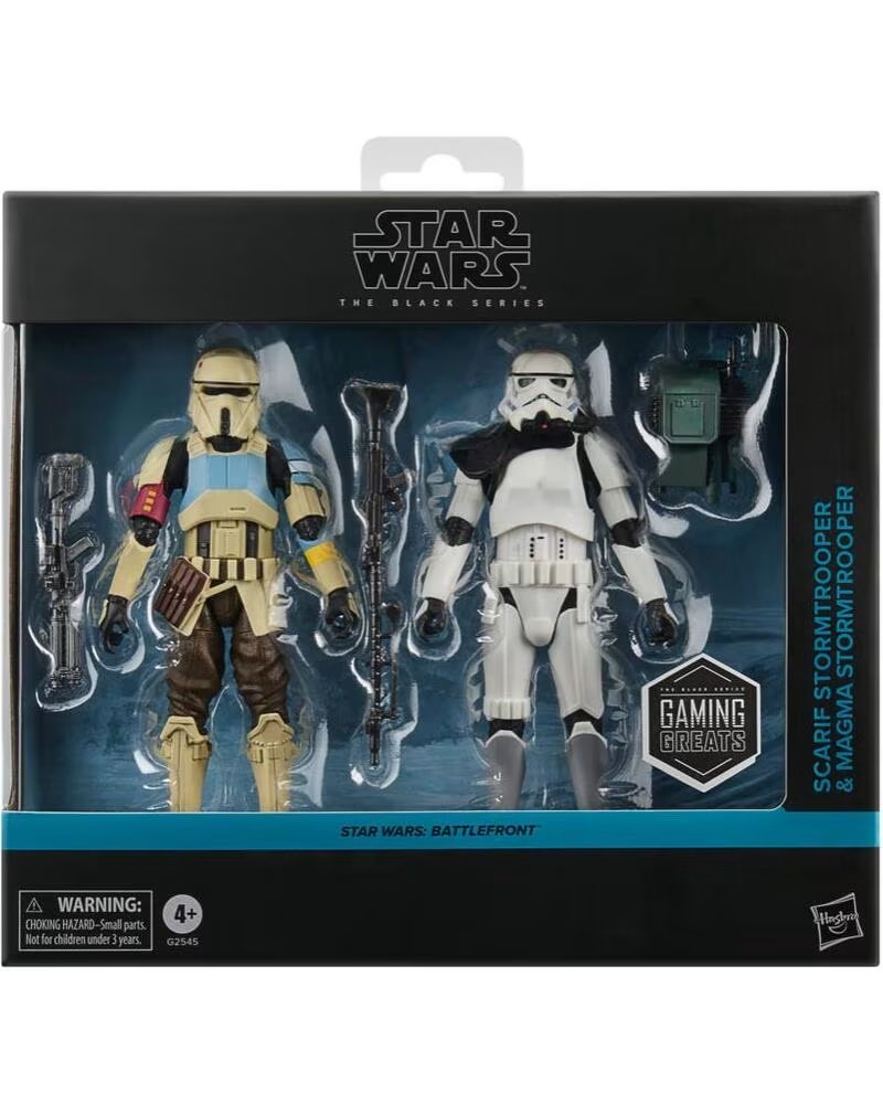 HASBRO Pack 2 figuras star wars the black series battlefront scarf stormtrooper magma stormtrooper