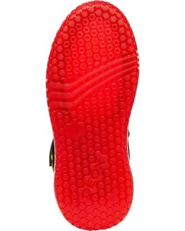 ZAPATILLAS ALTAS CON LUCES LED GEOX J56MCD 054FU J BUZZERLIGHT HARRY POTTER C0048 BLACK-RED