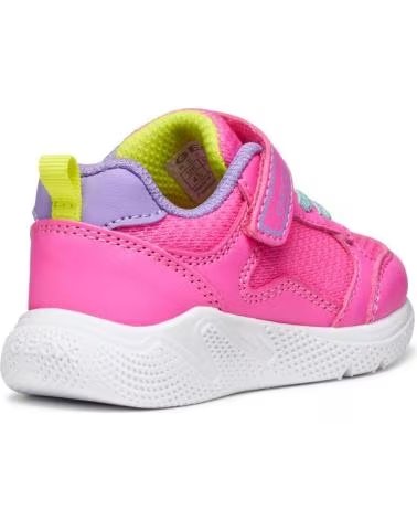 GEOX B564TB SPRINTYE ZAPATILLAS INFANTIL FLUO FUCHSIA-LILA C8L8E FUCHSIA-DK LILA