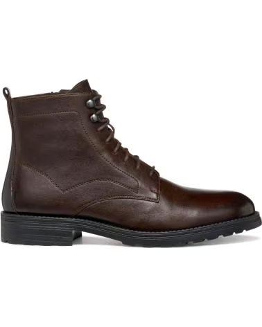 BOTAS DE PELE GEOX U REDCLIF C6009 CAFÉ U56LXA 0003C COFFEE
