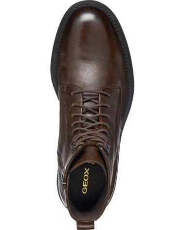 BOTAS DE PELE GEOX U REDCLIF C6009 CAFÉ U56LXA 0003C COFFEE