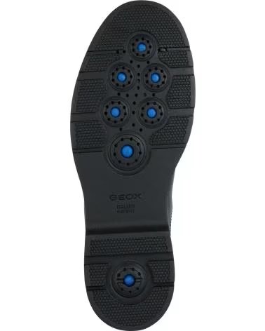 STIVALETTI CHELSEA GEOX U SPHERICA EC1 IN PELLE NERA U36D1C 00046 C9999 BLACK