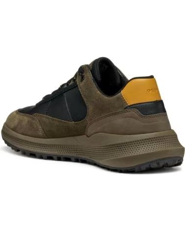 GEOX SNEAKER U36E0A 02285 U PG1X B ABX MILITÄR UND SCHWARZ C0498 MILITARY-BLACK