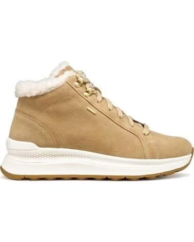 GEOX SNEAKER BOOT SPHERICA ACTIF X2 AMPHIBIOX LEDER BEIGE D56WPA C5010 DK SAND