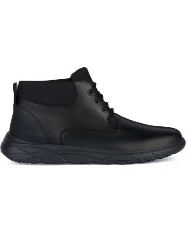 GEOX U PORTELLO U36E1B BOTTINES EN CUIR NOIRES C9999 BLACK