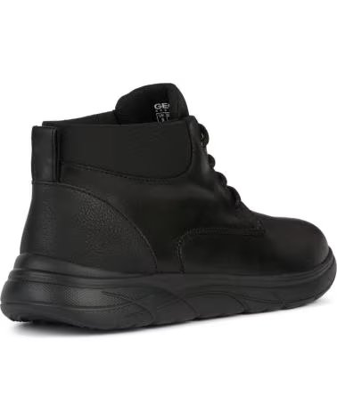 GEOX U PORTELLO U36E1B BOTTINES EN CUIR NOIRES C9999 BLACK