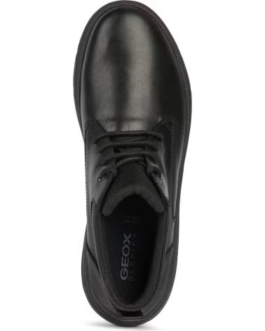 GEOX U PORTELLO U36E1B BOTTINES EN CUIR NOIRES C9999 BLACK