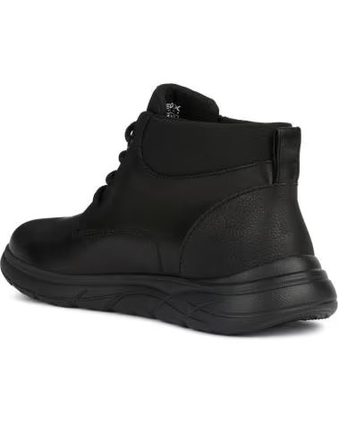 GEOX U PORTELLO U36E1B BOTTINES EN CUIR NOIRES C9999 BLACK