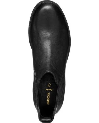 GEOX D56LQA 00081 D CATRIA C9999 BOTINES CHELSEA DE PIEL PARA MUJER BLACK