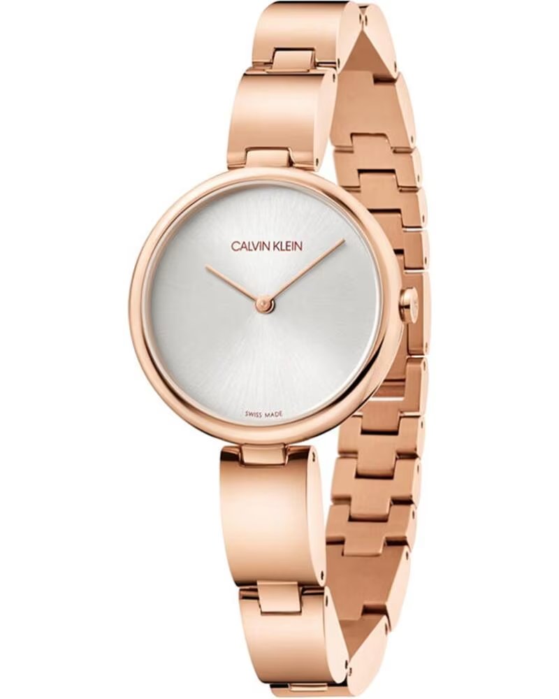 RELÓGIO CALVIN KLEIN K9U23646 AÇO INOXIDÁVEL OURO ROSA