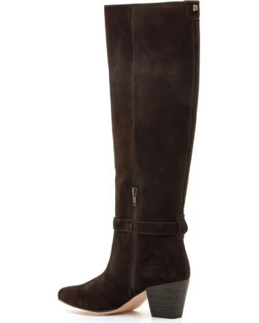 MTNG 55997 BOTAS ALTAS DE ANTE MARRÓN PARA MUJER