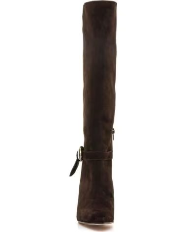 MTNG 55997 BOTAS ALTAS DE ANTE MARRÓN PARA MUJER