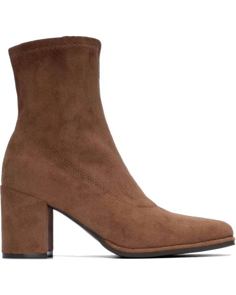 XTI BotIn de mujer 146077 Camel MARRóN