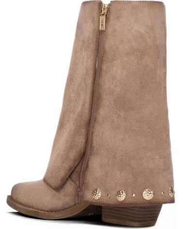 XTI Bota de mujer 146094 Beige MARRóN