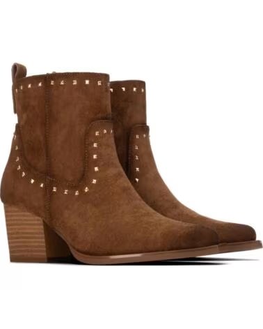 XTI BotIn de mujer 146479 Camel MARRóN
