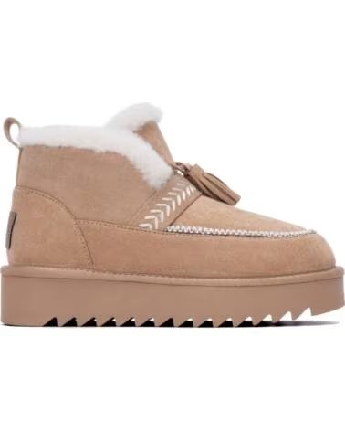 REFRESH BotIn de mujer 176019 Beige MARRóN