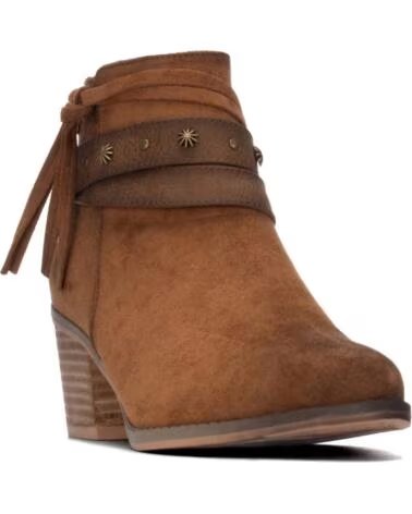 REFRESH BotIn de mujer 176157 Camel MARRóN