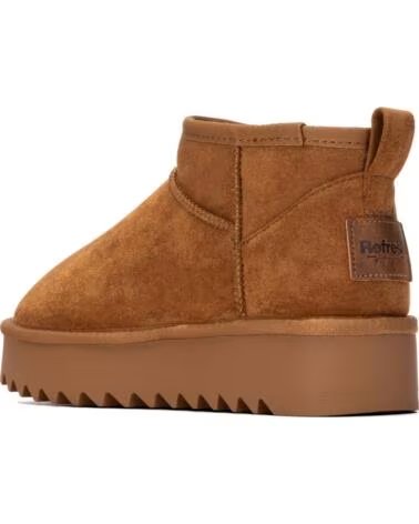 REFRESH BotIn de mujer 176259 Camel MARRóN