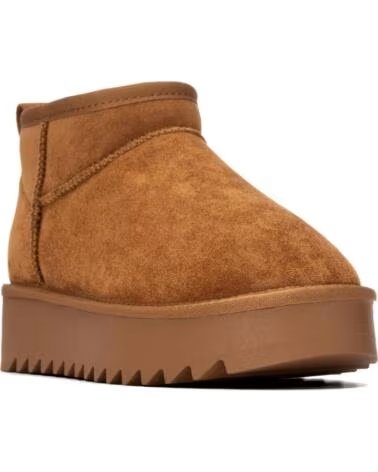 REFRESH BotIn de mujer 176259 Camel MARRóN