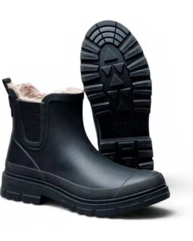 VERBENAS STIVALI DA PIOGGIA DONNA LUA FUR SMOOTH NEGRO