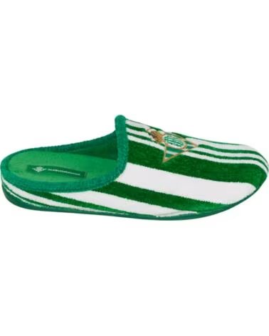 SEVILLAS KINDERHAUSSCHUH REAL BETIS BALOMPIE AUS BAUMWOLLE MIT RUTSCHFESTER GUMMI-SOHLE VERDE