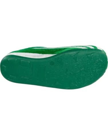 SEVILLAS PANTOUFLE ENFANT REAL BETIS BALOMPIE COTON SEMELLE EN CAOUTCHOUC VERDE
