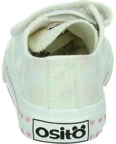 CONGUITOS MVS 14158 BASKETS ENFANT BLANCHES AVEC FERMETURE VELCRO BLANCO