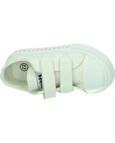 CONGUITOS MVS 14158 BASKETS ENFANT BLANCHES AVEC FERMETURE VELCRO BLANCO