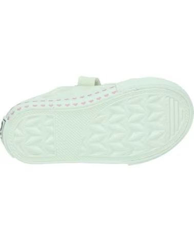 CONGUITOS MVS 14158 BASKETS ENFANT BLANCHES AVEC FERMETURE VELCRO BLANCO