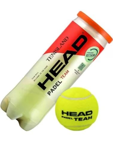 3ER PADEL-BÄLLE-DOSE TEAM HEAD 5756603