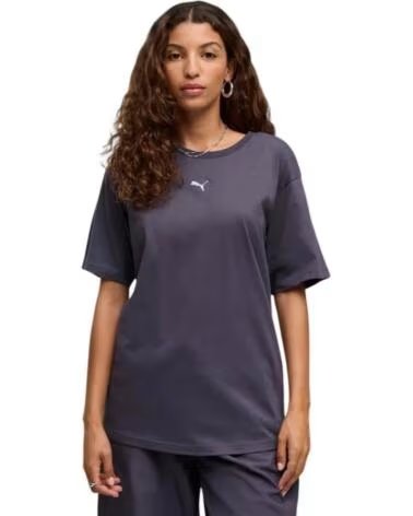 PUMA Camiseta De Manga Corta Ess Gris en gris para mujer INKY DEPTHS