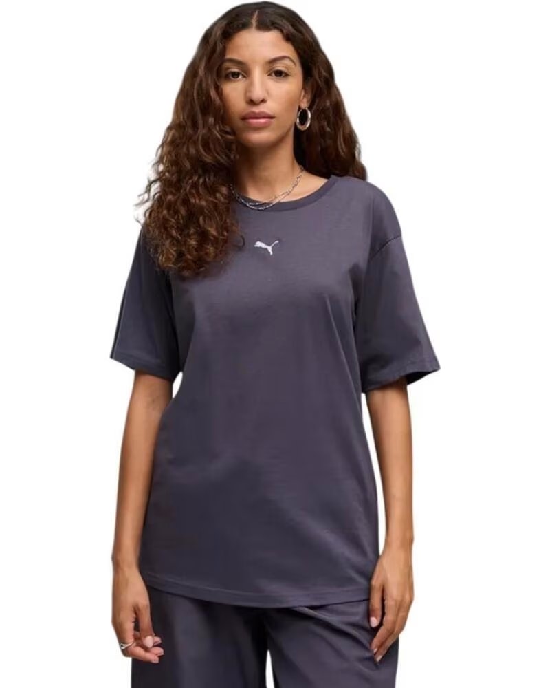 PUMA Camiseta De Manga Corta Ess Gris en gris para mujer INKY DEPTHS
