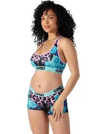 PSD UNDERWEAR DAMEN SLIP FLORAL LEOPARD 324480051