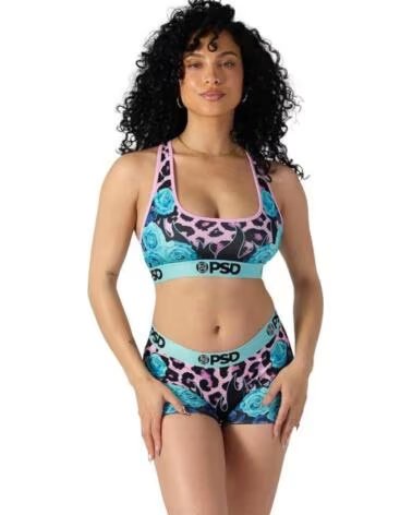 PSD UNDERWEAR DAMEN SLIP FLORAL LEOPARD 324480051