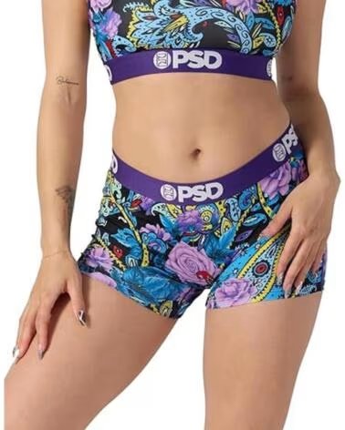 PSD UNDERWEAR SLIP VIOLET PAISLEY DAMEN 32440036