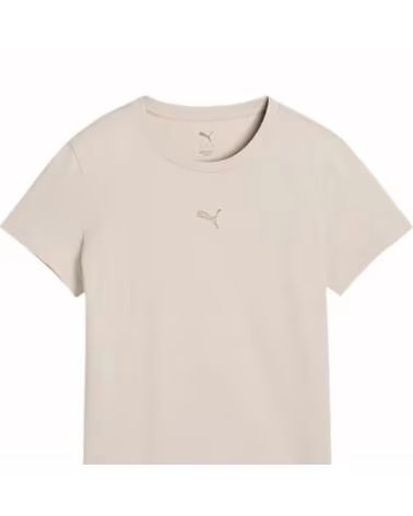 T-SHIRT PUMA ESS CENTERED POUR FEMME BEIGE 692916-82