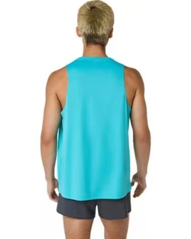 ASICS Top Core Singlet en azul para hombre ENERGY AQUA