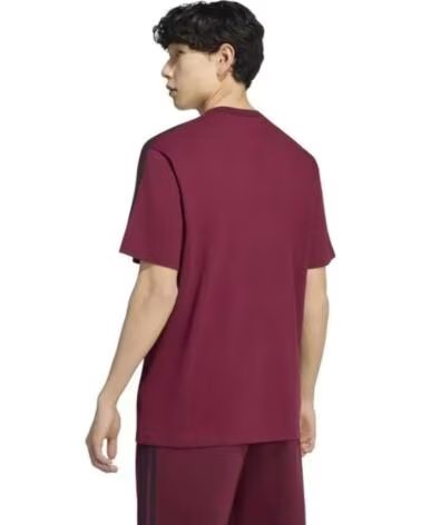 ADIDAS T-SHIRT ESSENTIALS 3 BORDEAUX UOMO KY4120