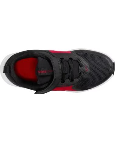 NIKE TÊNIS STAR RUNNER 5 PS BLACK-UNIVERSITY RED HF7005-014