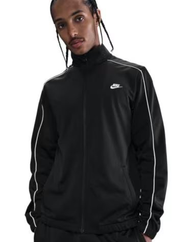 NIKE Chandal Sportswear Club Poly Knit Negro Gris Hv1444-010 Conjunto Hombre NEGRO