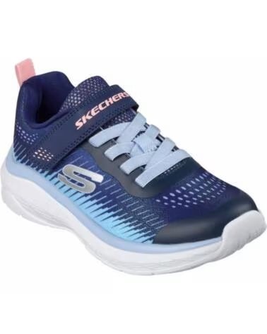 SKECHERS Zapatillas Boundless Color Blitz Azul Marino 303599L-Nvmt Sneaker Casual Nino Nina AZUL MARINO