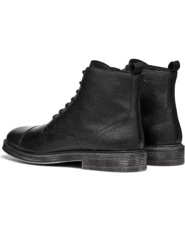 GEOX U56LWE 00046 U HENREYS C9999 BOTAS DE COURO PARA HOMEM BLACK
