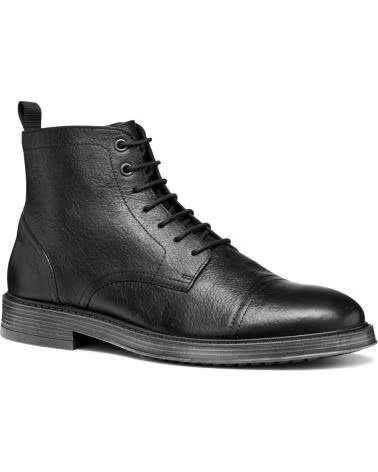 GEOX U56LWE 00046 U HENREYS C9999 BOTAS DE COURO PARA HOMEM BLACK