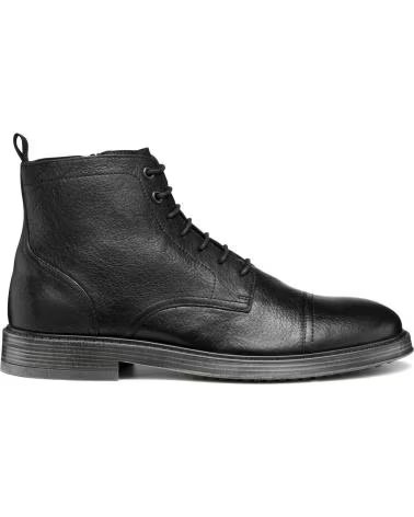 GEOX U56LWE 00046 U HENREYS C9999 BOTAS DE COURO PARA HOMEM BLACK